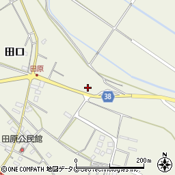 熊本県上益城郡甲佐町田口3869周辺の地図