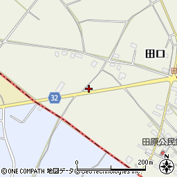 熊本県上益城郡甲佐町田口4364周辺の地図