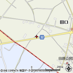 熊本県上益城郡甲佐町田口4364周辺の地図