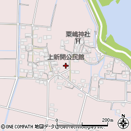 上新開公民館周辺の地図