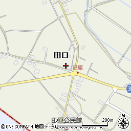 熊本県上益城郡甲佐町田口3908周辺の地図
