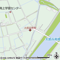 太郎兵衛橋周辺の地図