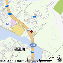 とんかつ浜かつ長崎磯道店周辺の地図