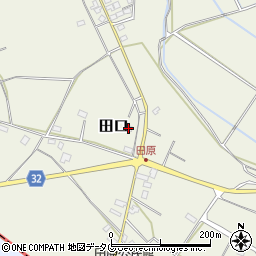 熊本県上益城郡甲佐町田口3907周辺の地図
