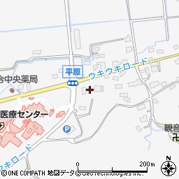 セブンイレブン熊本富合町店周辺の地図