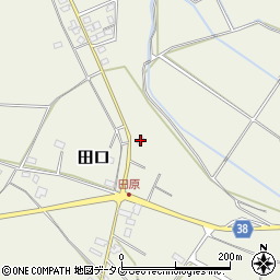 熊本県上益城郡甲佐町田口3886周辺の地図