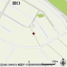 熊本県上益城郡甲佐町田口2813周辺の地図