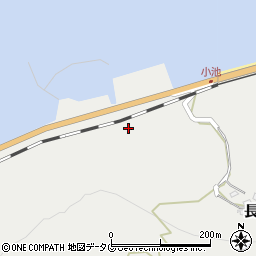 熊本県宇土市長浜町2023周辺の地図