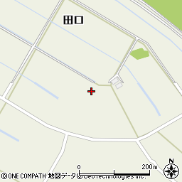 熊本県上益城郡甲佐町田口2798周辺の地図
