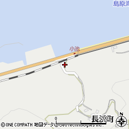 熊本県宇土市長浜町3周辺の地図