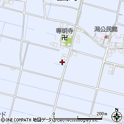 熊本県宇土市笹原町周辺の地図