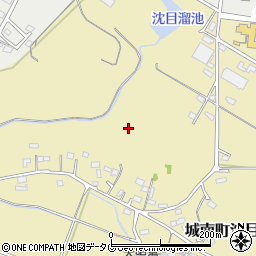 熊本県熊本市南区城南町沈目周辺の地図