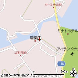 ホテル唐船江周辺の地図