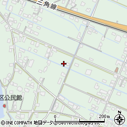 熊本県宇土市住吉町周辺の地図