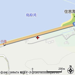 熊本県宇土市長浜町2018-28周辺の地図