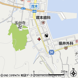 茂木電話交換局周辺の地図