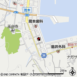有限会社橋浦石油店周辺の地図