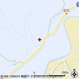 熊本県上益城郡山都町安方213周辺の地図