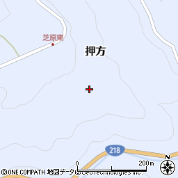 宮崎県西臼杵郡高千穂町押方周辺の地図