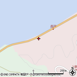長崎県雲仙市小浜町金浜422-2周辺の地図