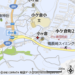 小ヶ倉周辺の地図