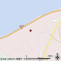 長崎県雲仙市小浜町金浜486-1周辺の地図