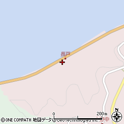 長崎県雲仙市小浜町金浜423周辺の地図