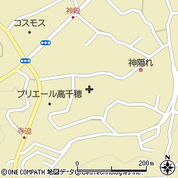 高千穂保健所周辺の地図