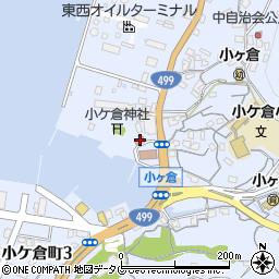 小ケ倉地区ふれあいセンター周辺の地図