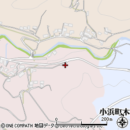 長崎県雲仙市小浜町金浜1732周辺の地図