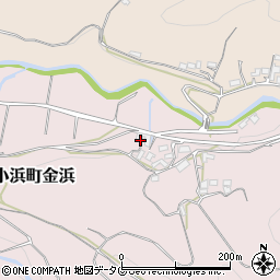 長崎県雲仙市小浜町金浜1688周辺の地図