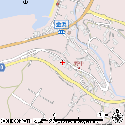 長崎県雲仙市小浜町金浜887周辺の地図