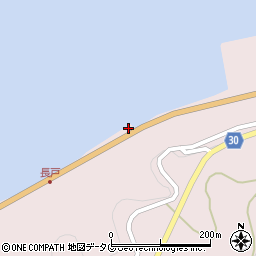 長崎県雲仙市小浜町金浜625周辺の地図