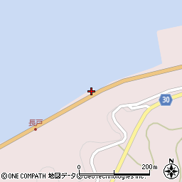 長崎県雲仙市小浜町金浜625周辺の地図