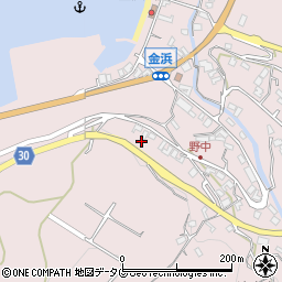 長崎県雲仙市小浜町金浜882周辺の地図