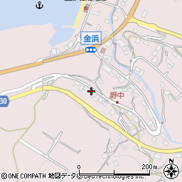 長崎県雲仙市小浜町金浜886周辺の地図