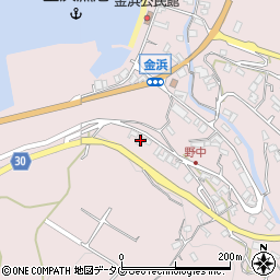 長崎県雲仙市小浜町金浜885周辺の地図