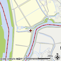 熊本県熊本市南区富合町硴江50周辺の地図