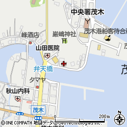 茂木郵便局周辺の地図