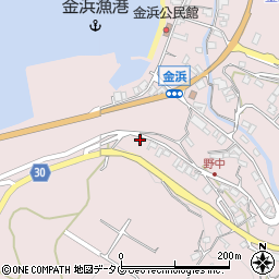 長崎県雲仙市小浜町金浜1112周辺の地図