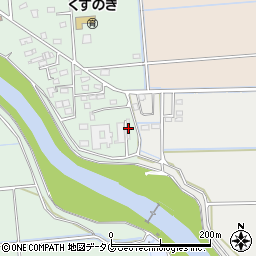 熊本県熊本市南区城南町六田546-2周辺の地図