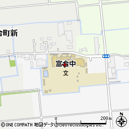 熊本市立富合中学校周辺の地図