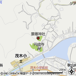 裳着神社周辺の地図