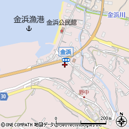 長崎県雲仙市小浜町金浜1432周辺の地図