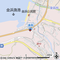 長崎県雲仙市小浜町金浜1434周辺の地図