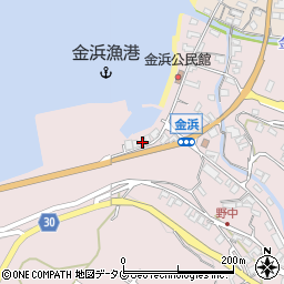 長崎県雲仙市小浜町金浜1458-3周辺の地図