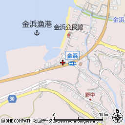 長崎県雲仙市小浜町金浜1462周辺の地図