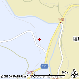 熊本県上益城郡山都町安方170周辺の地図