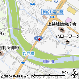 辺田見簡易郵便局周辺の地図