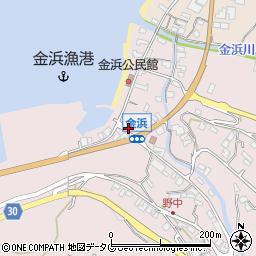 長崎県雲仙市小浜町金浜1464周辺の地図